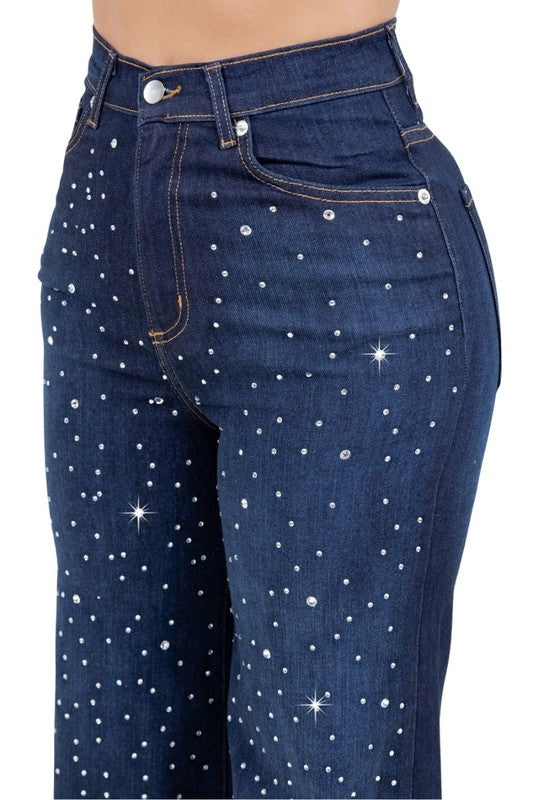Denim Rhinestone