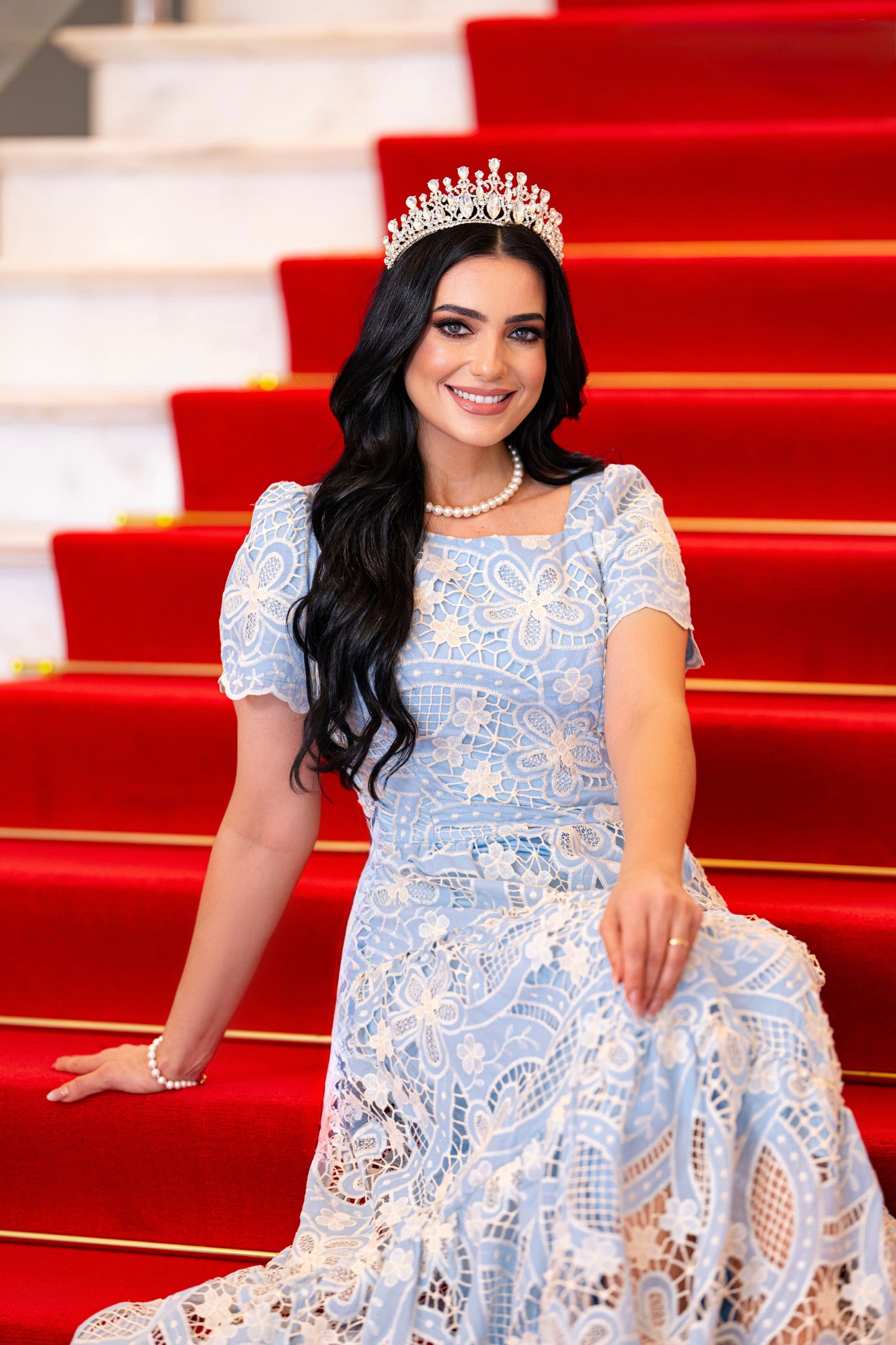 Vestido Richelieu Serenity Blue
