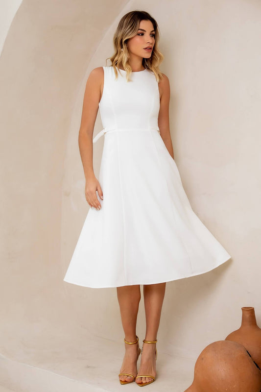 Vestido Ibiza Midi Blanco