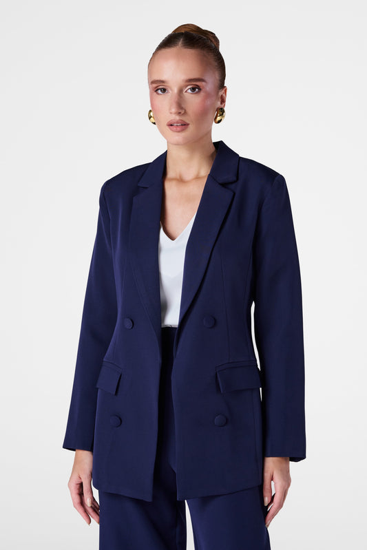 Conjunto Ejecutivo Estructurado Azul Marino