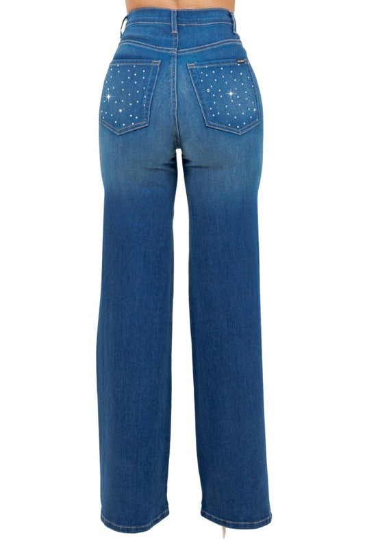 Denim Rhinestone