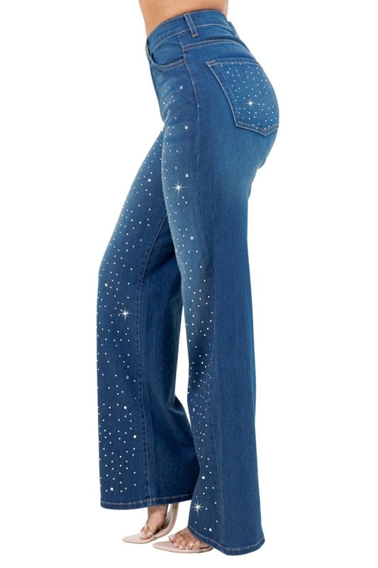Denim Rhinestone