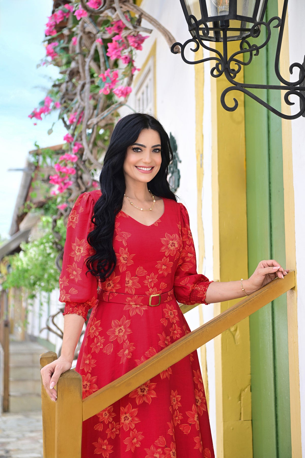 Vestido Jazmín | Rojo