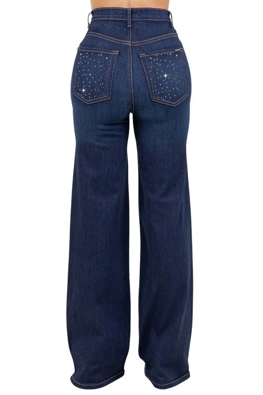 Denim Rhinestone