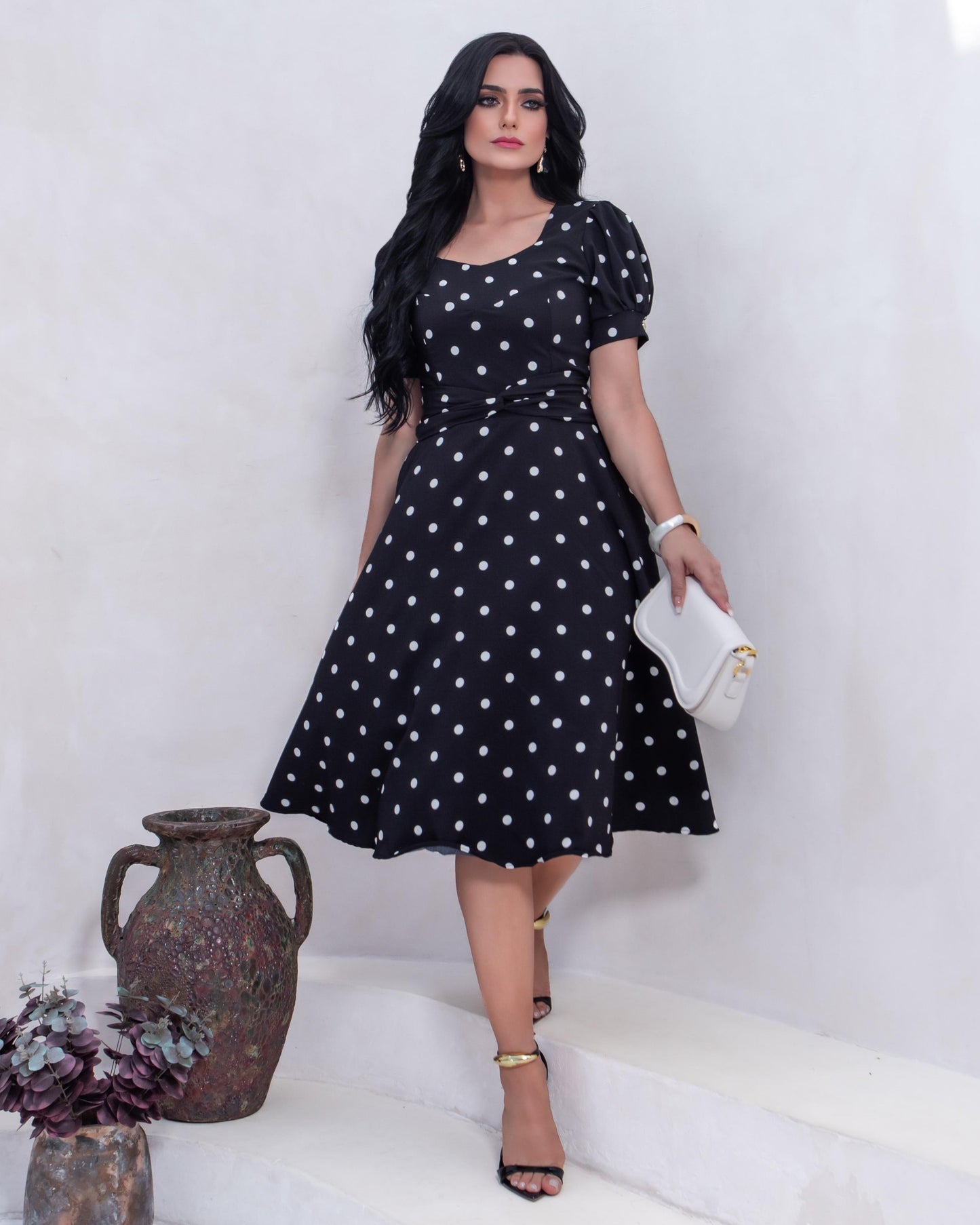 Vestido Lunares B&W