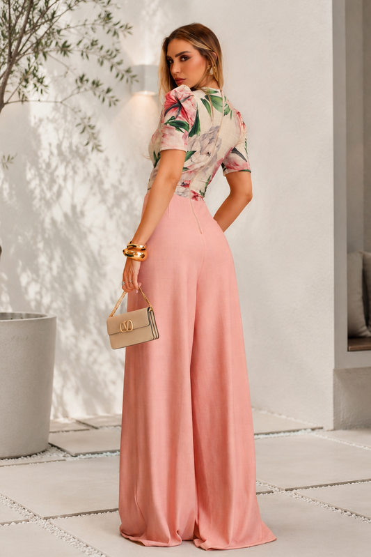 Jumpsuit Tropical Rosa