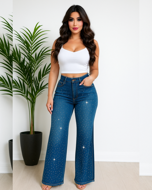 Denim Rhinestone