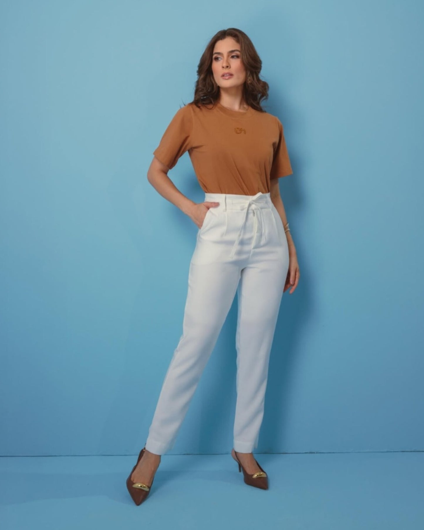 Pantalón Blanco de Vestir
