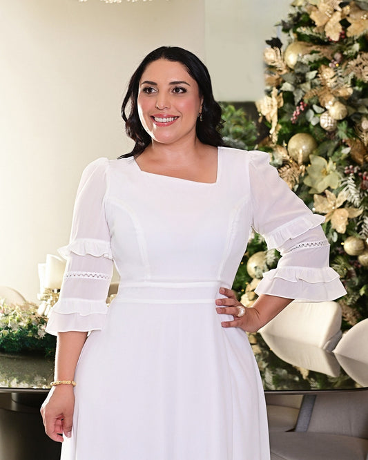 Vestido Chifón Texturizado