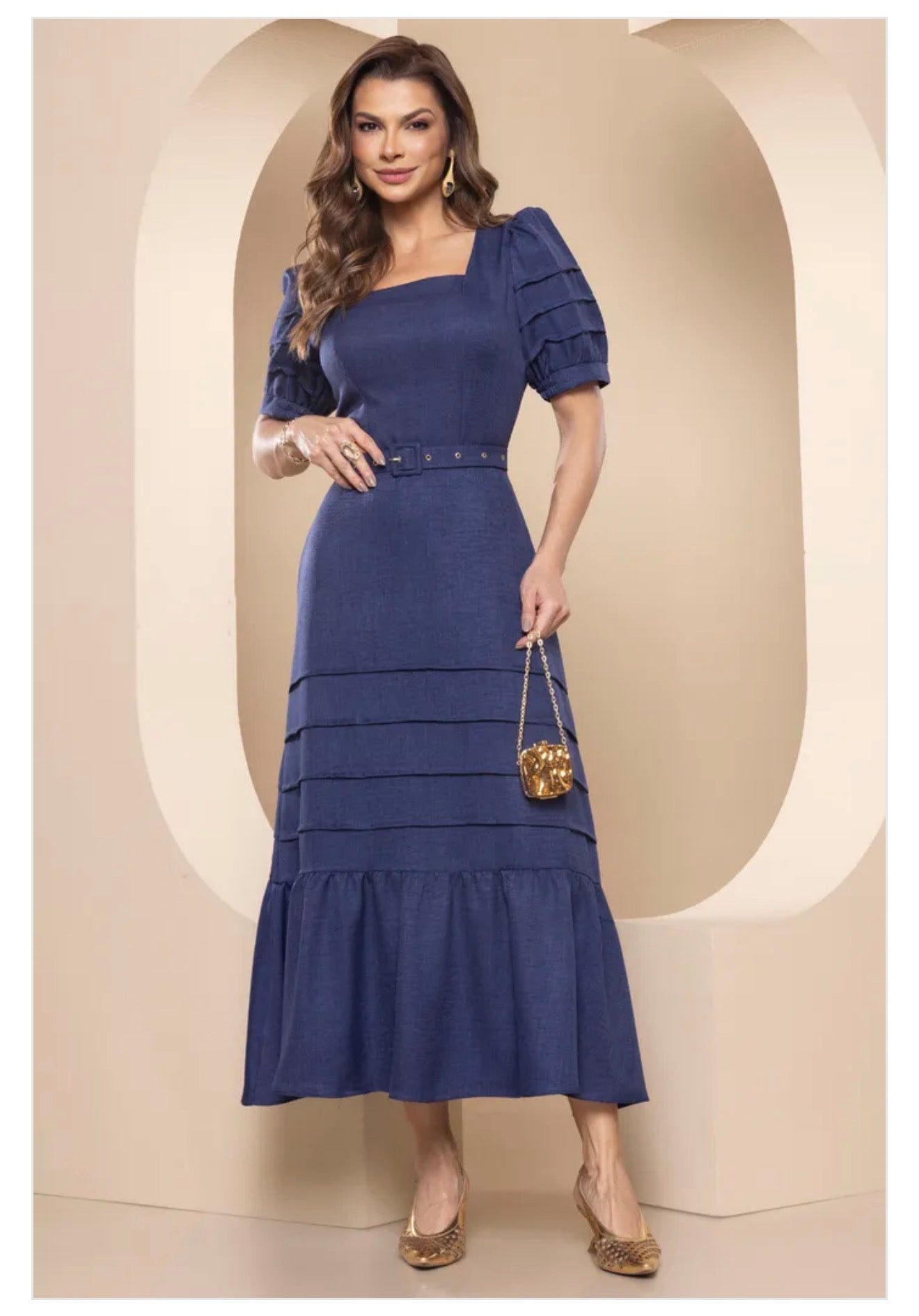 Vestido Karia Blue