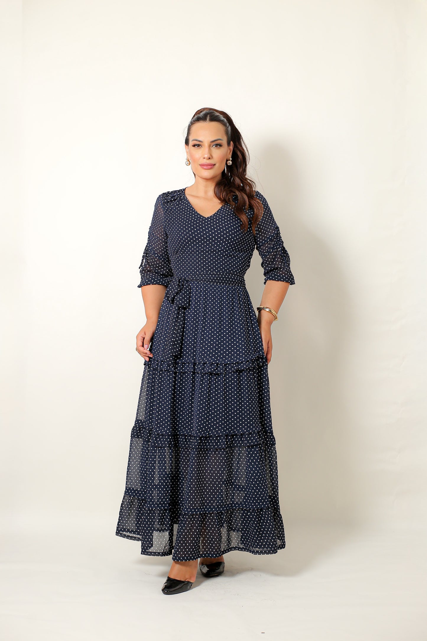 Vestido Polka Dot Chic