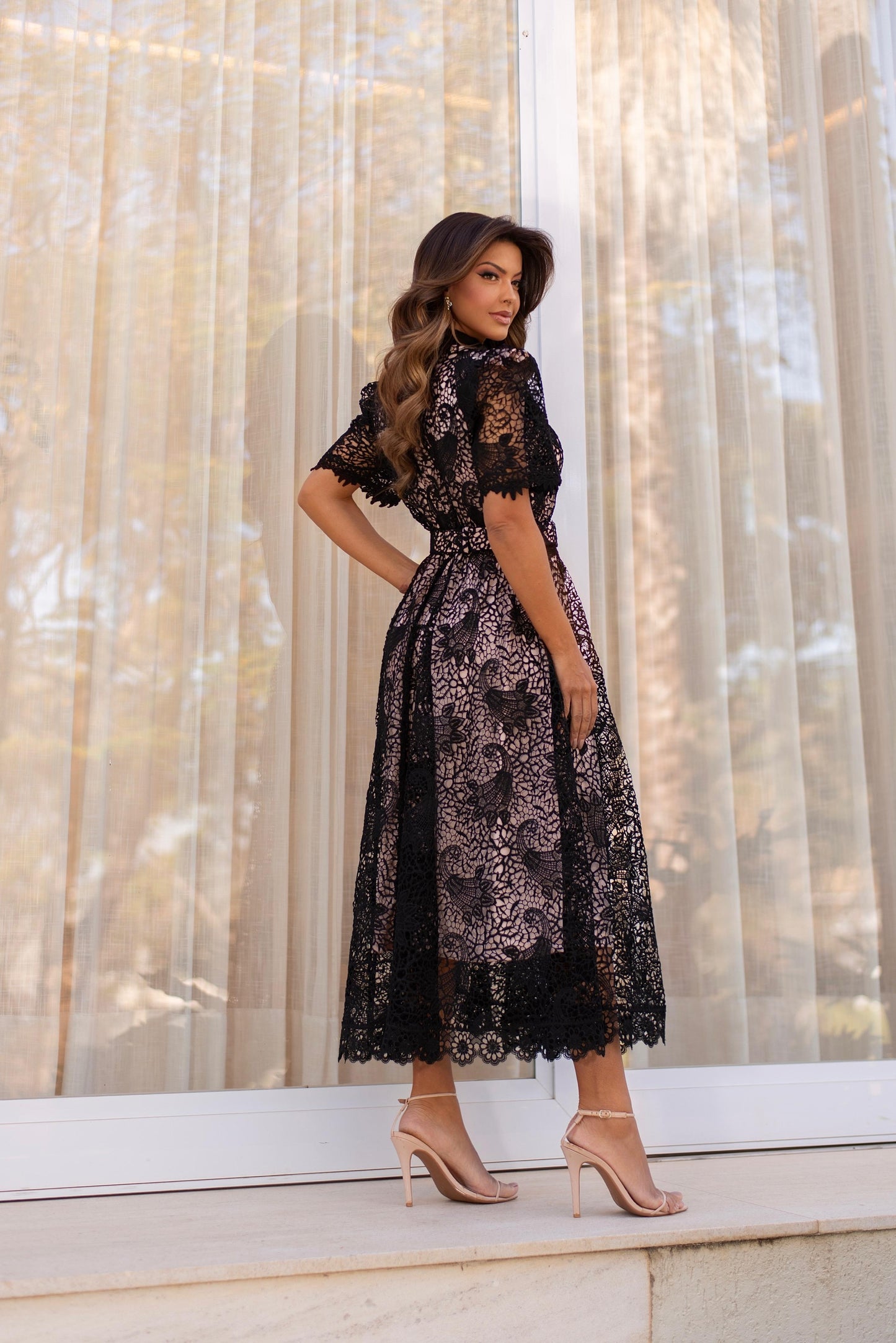 Vestido Encaje Victoria | Negro