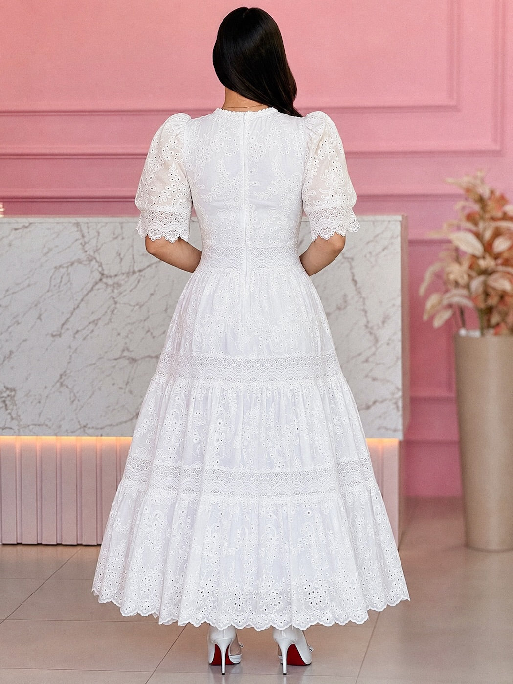 Vestido Bianca Bella | Encaje Blanco