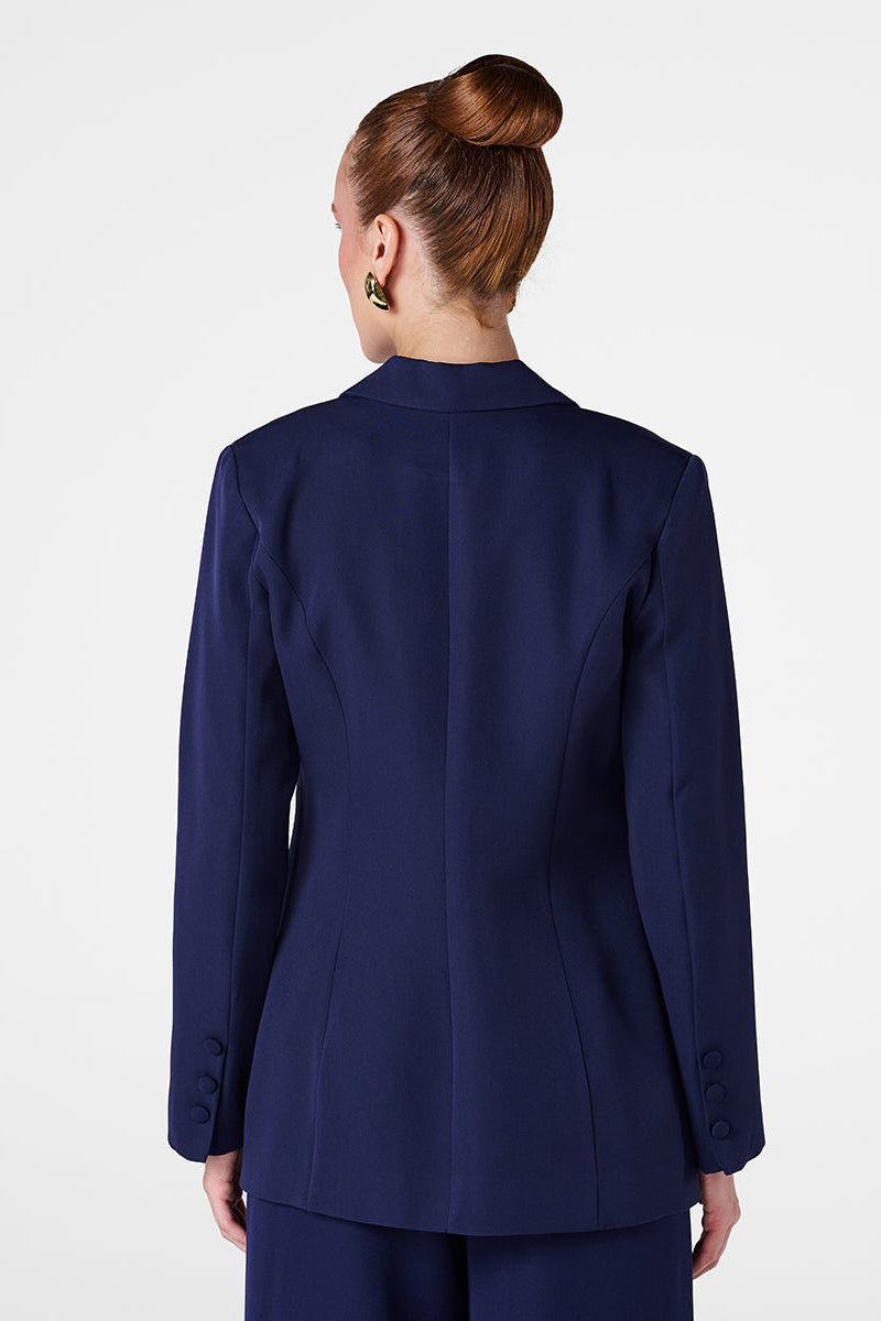Conjunto Ejecutivo Estructurado Azul Marino