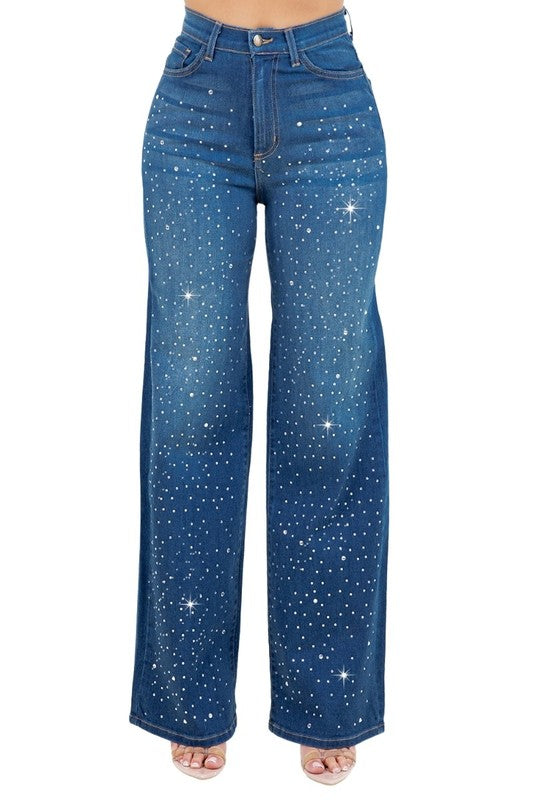 Denim Rhinestone