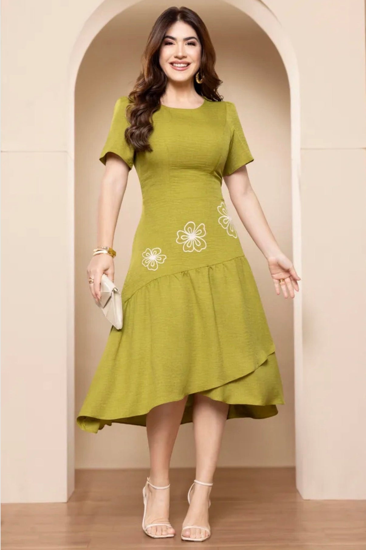 Vestido Lima Matcha