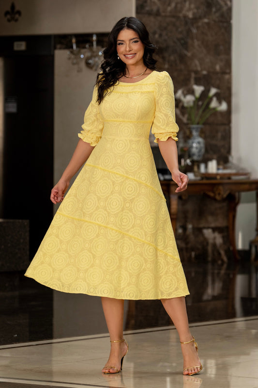 Vestido Solaria Butter Yellow