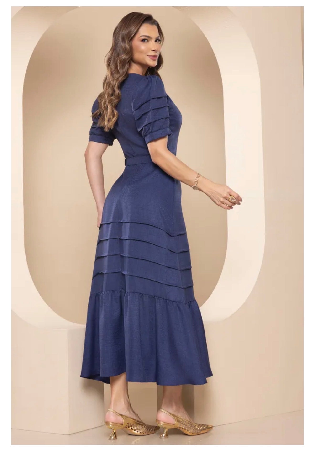 Vestido Karia Blue