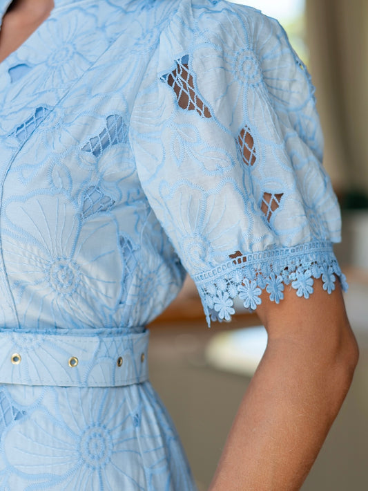 Vestido Encaje Azure | Celeste