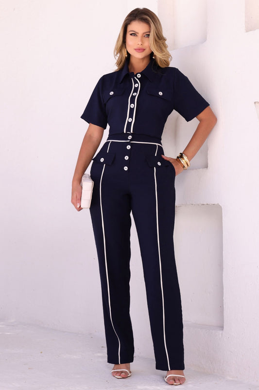 Conjunto Skyline Navy