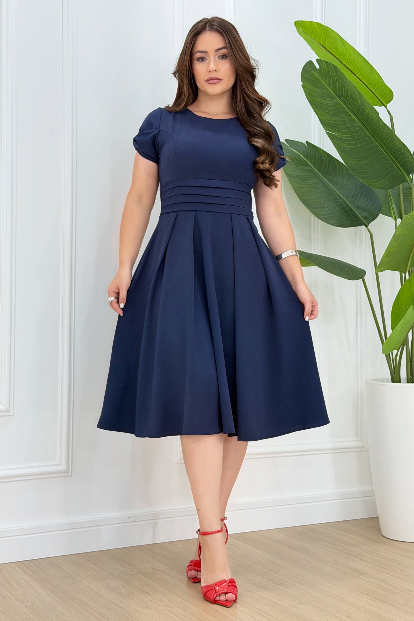 Vestido Aria Navy