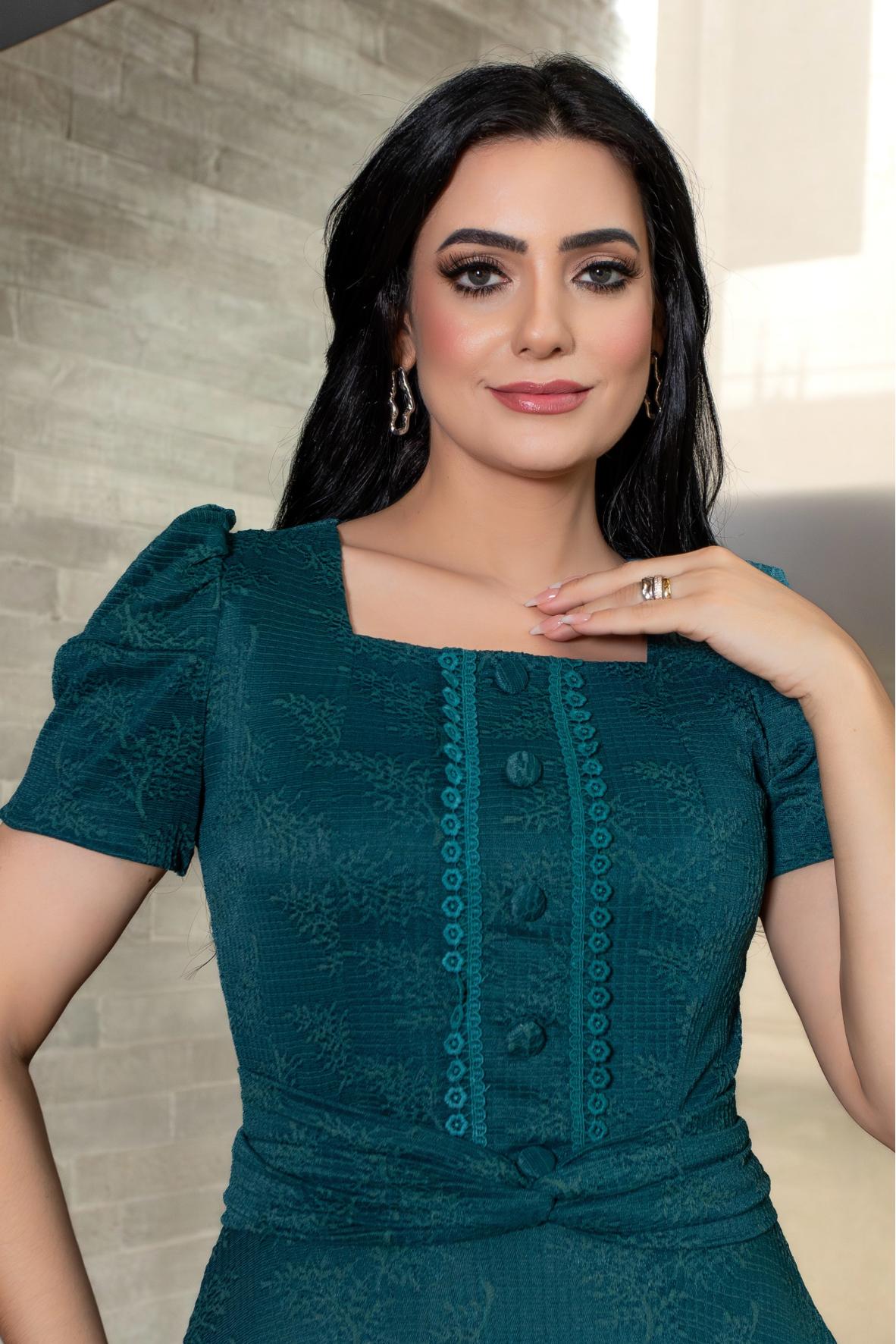 Vestido Aura Teal