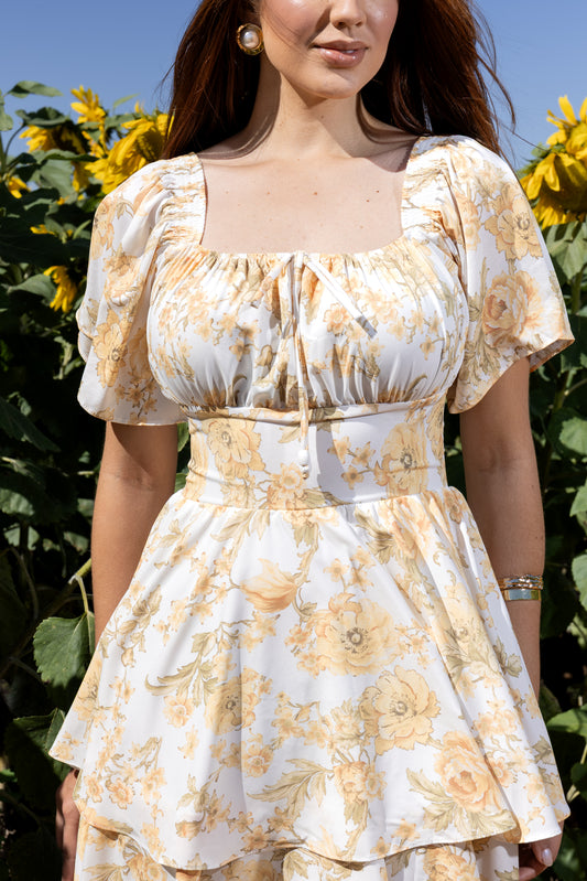 Vestido Romántico Girasol