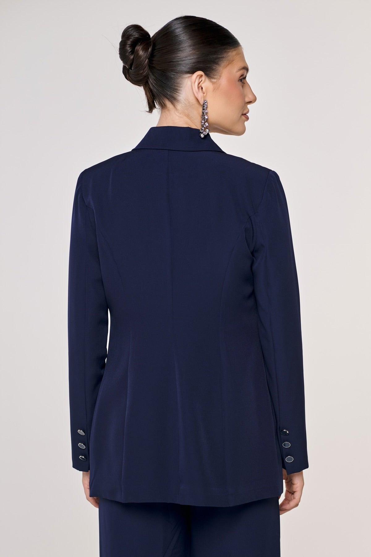 Conjunto Ejecutivo Estructurado Azul Marino