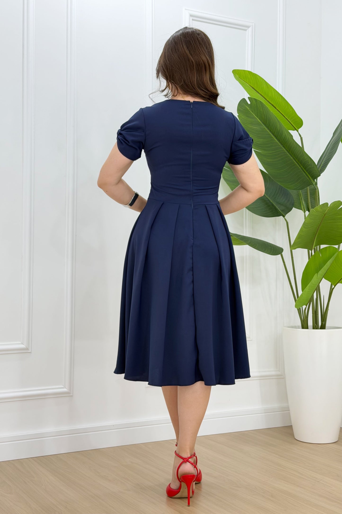 Vestido Aria Navy