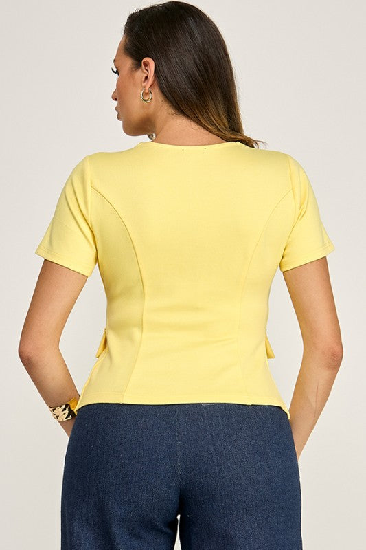 Blusa Butter Yellow