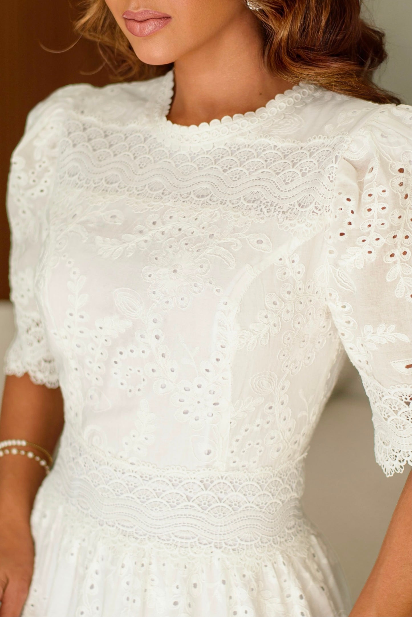 Vestido Bianca Bella | Encaje Blanco