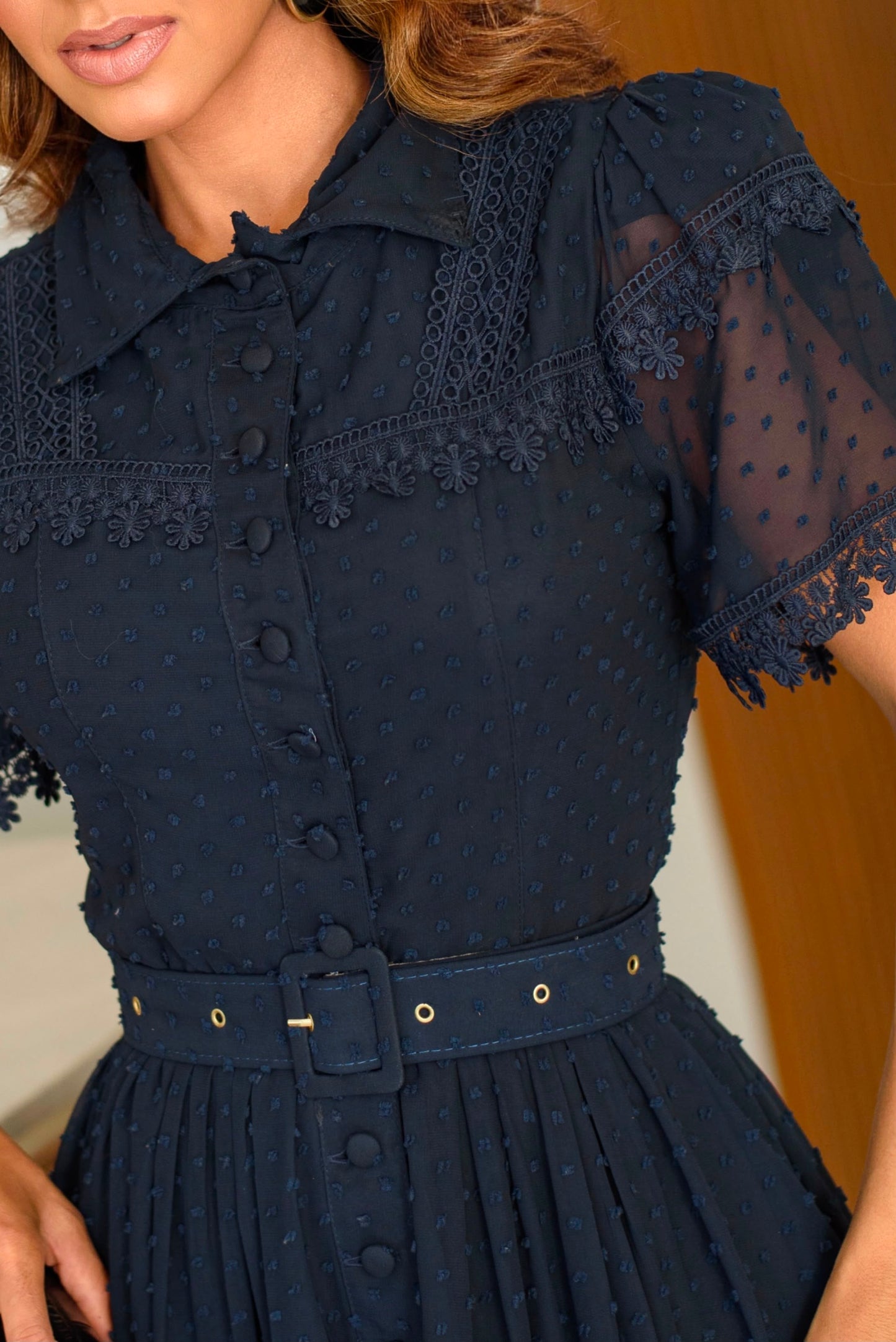Maxi Vestido Marino Imperial