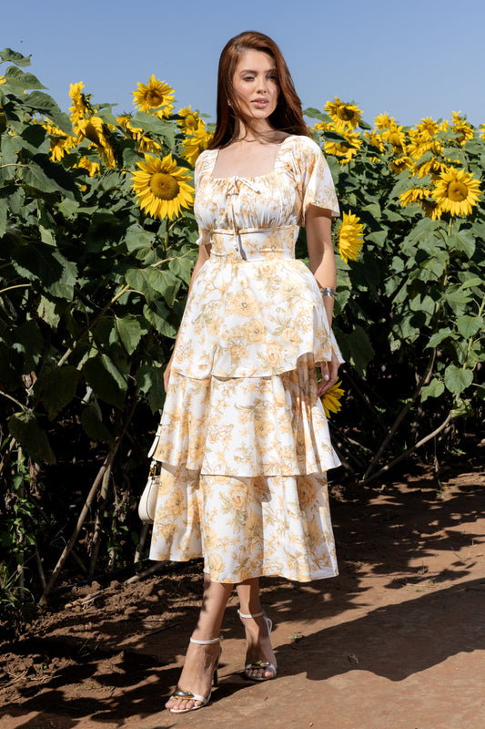 Vestido Romántico Girasol
