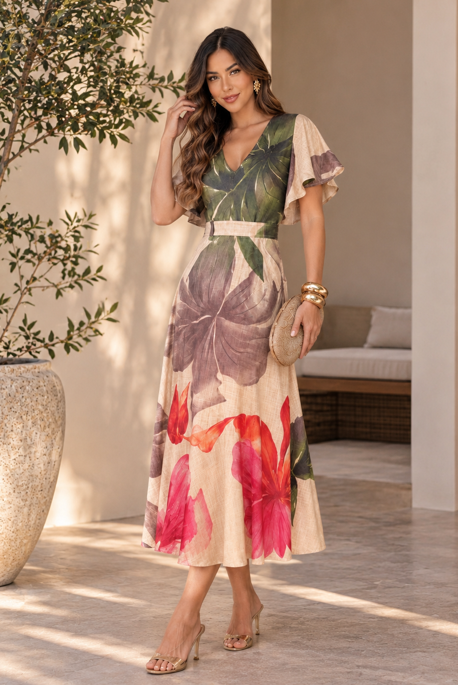 Vestido Amara Tropical