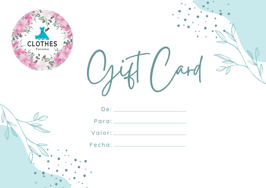 Gift Card - Clothes Panama