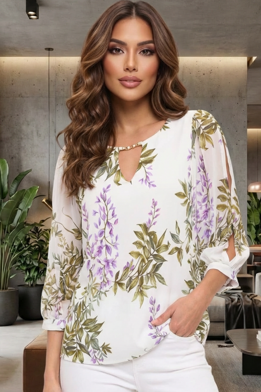 Blusa Estampada Glicinia