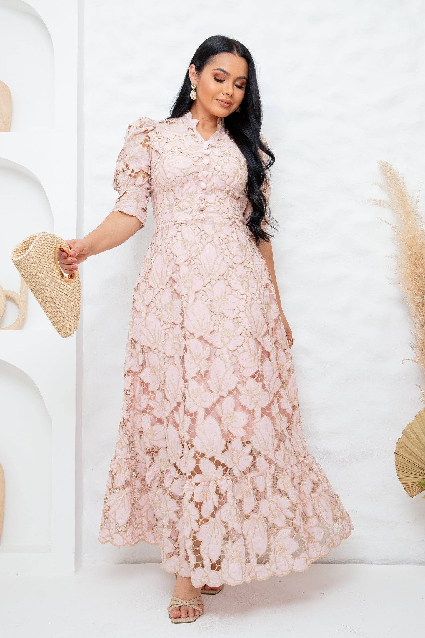 Vestido Encaje Richelieu