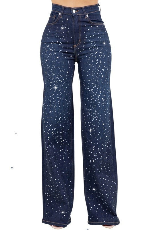 Denim Rhinestone