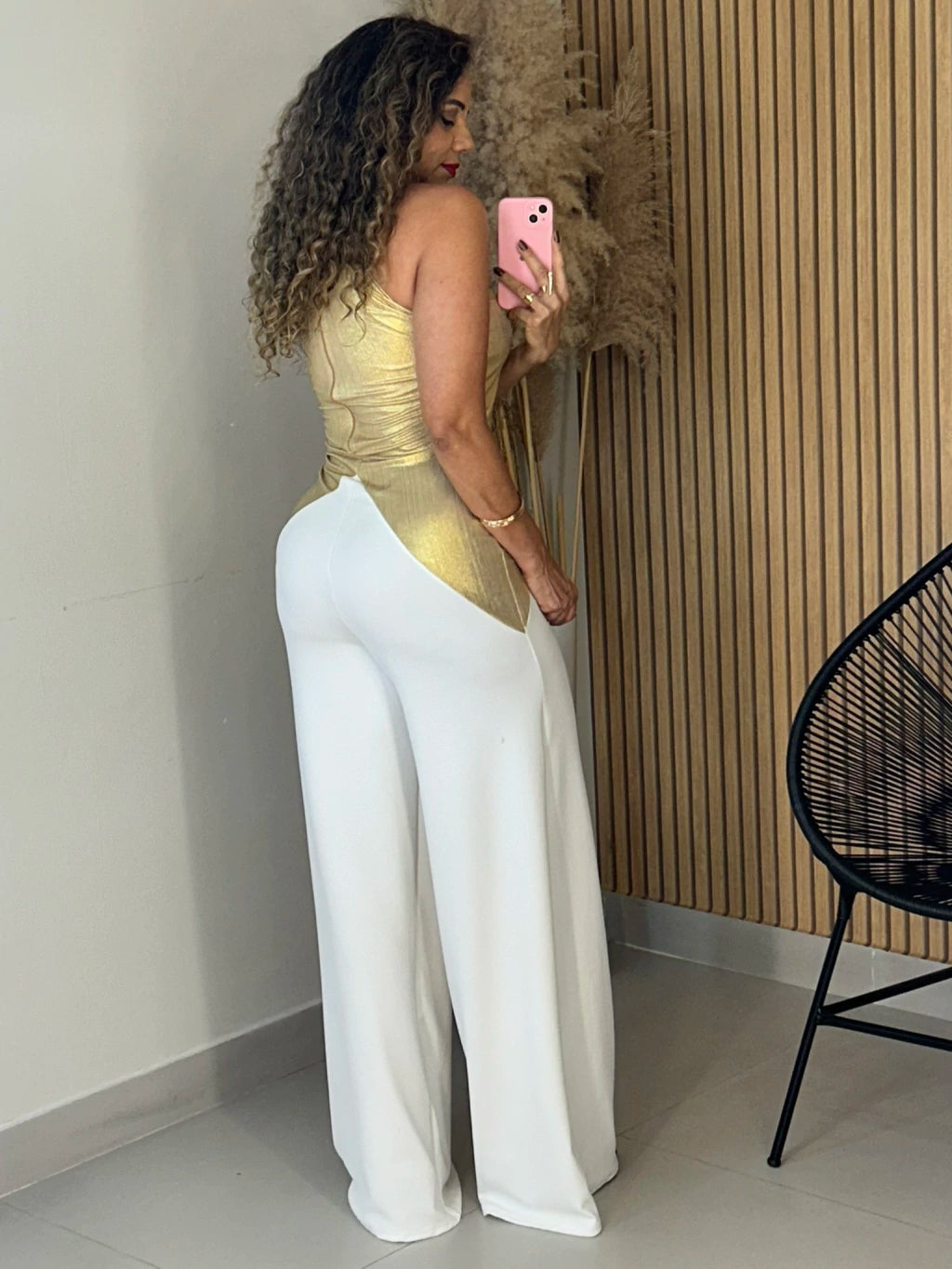 Jumpsuit Glamour Dorado