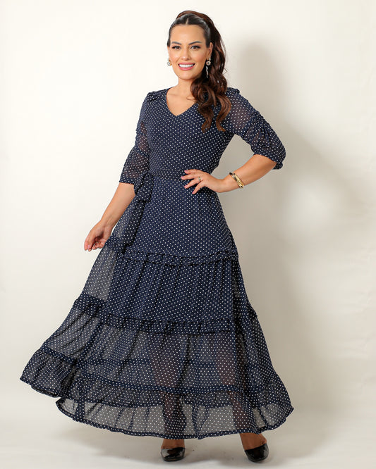 Vestido Polka Dot Chic