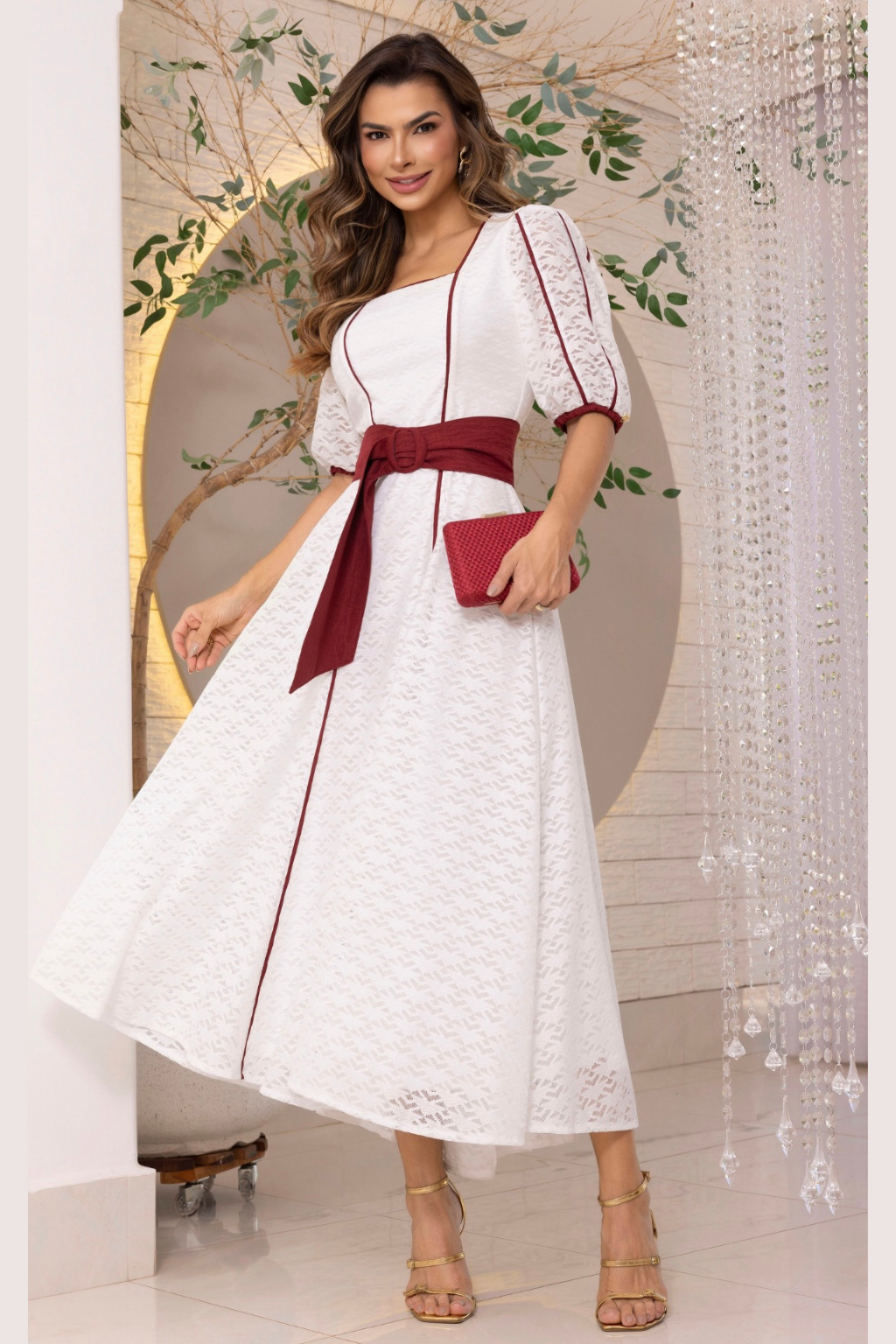 Vestido Maxi Midi Serena