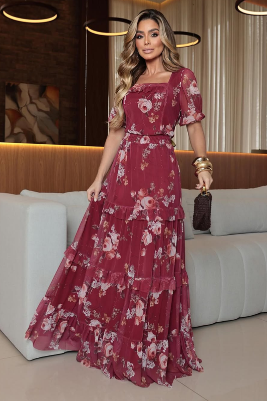 Maxi Vestido Florecer