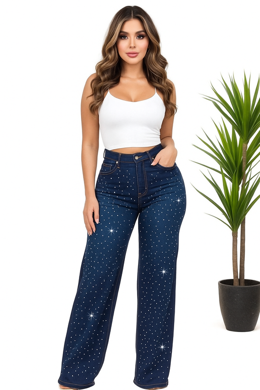 Denim Rhinestone