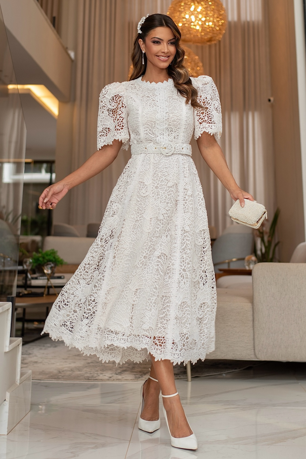 Vestido Esmeralda | Blanco