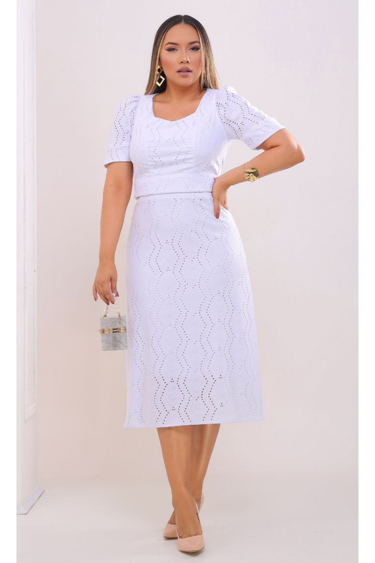 Conjunto 2 Pzs. Blanco