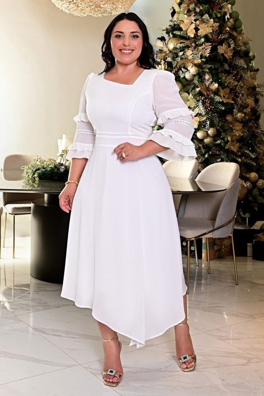 Vestido Chifón Texturizado