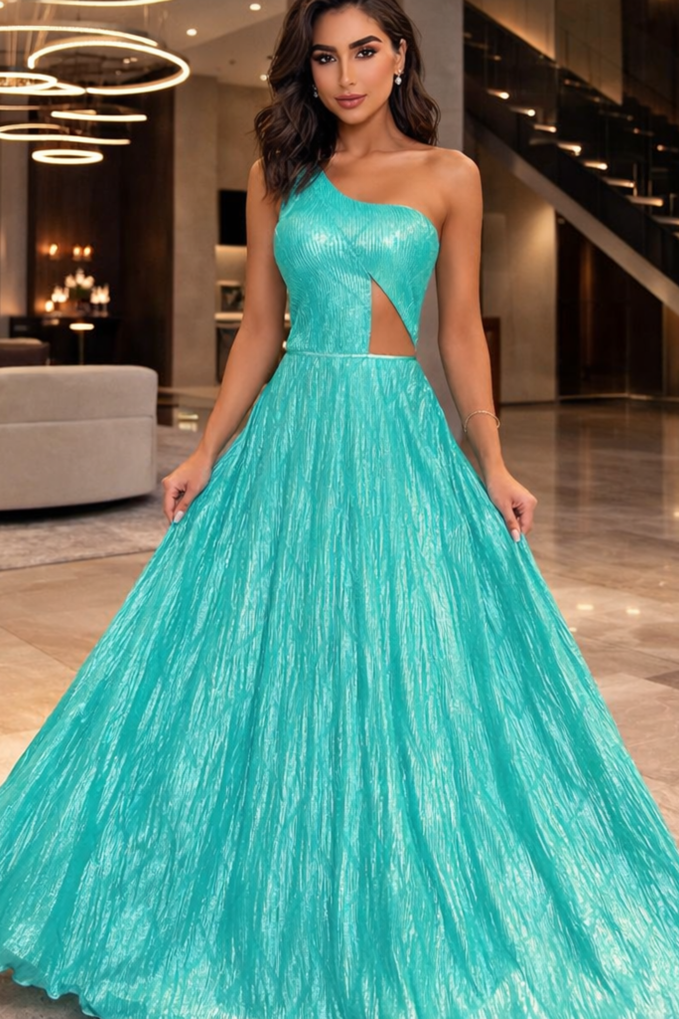 Vestido Largo Tornasol