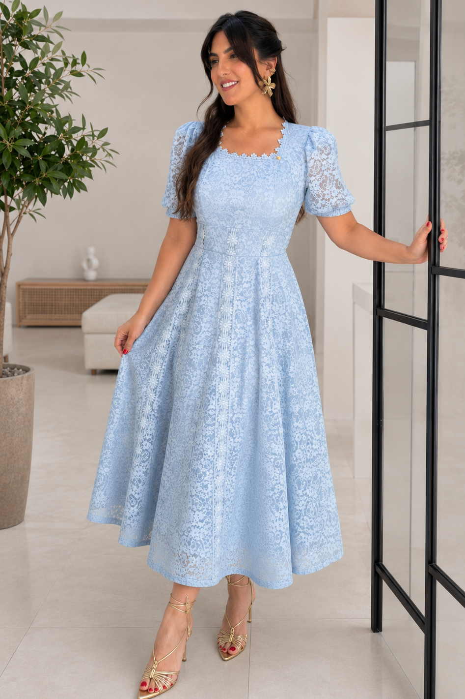 Vestido Cielo Encaje