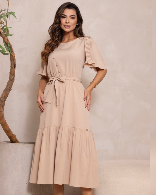 Vestido Gaia Beige