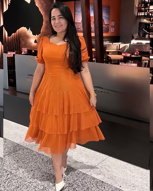 Vestido Adeline | Terracota